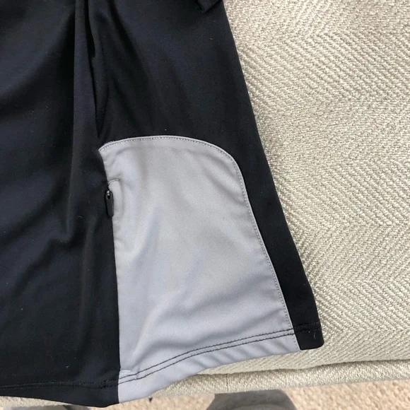 Nike Black Mens Large Dri Fit Three Quarter Zip Up - Picture 4 of 5